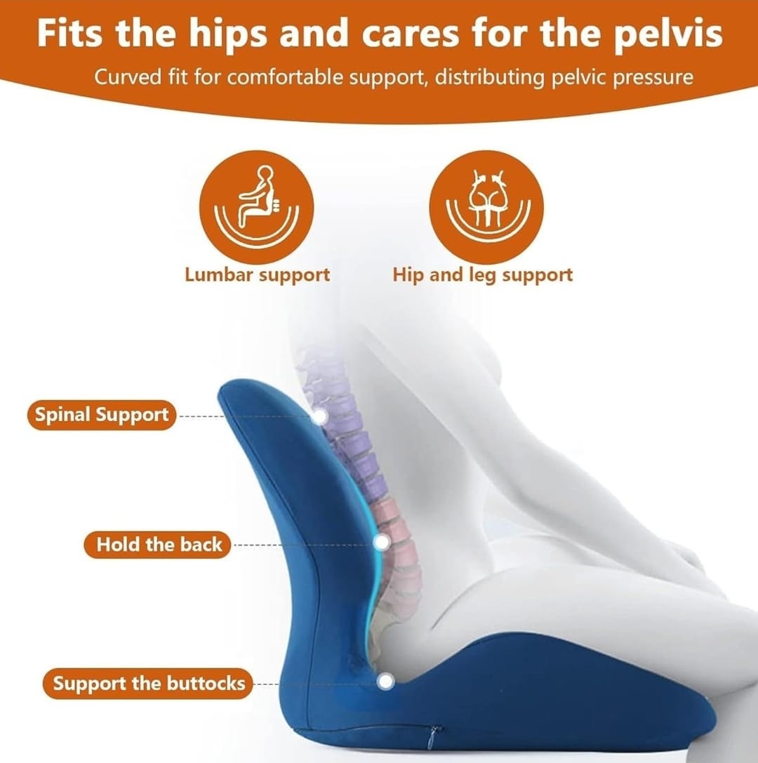 Lumbar Support Cushion for Office Chair, Car